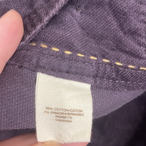 Anthropologie IDRA Dark Purple Baby Wale Corduroy Skirt Size 4 - Picture 9 of 11
